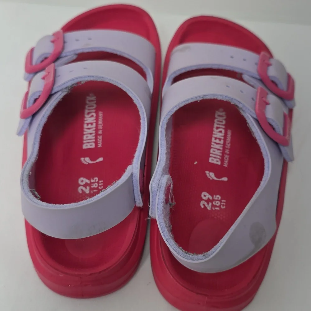 Birkenstock‎ Mogami Sandals Girl Euro 29  11-11.5 US  Pink Purple Buckle Straps